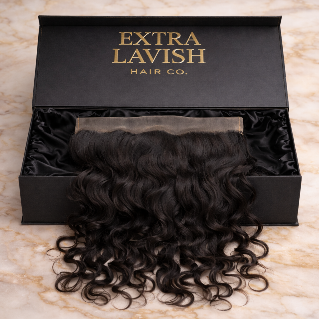 Lavish Signature Plus Collection - Wavy and Curly Bundles Frontals